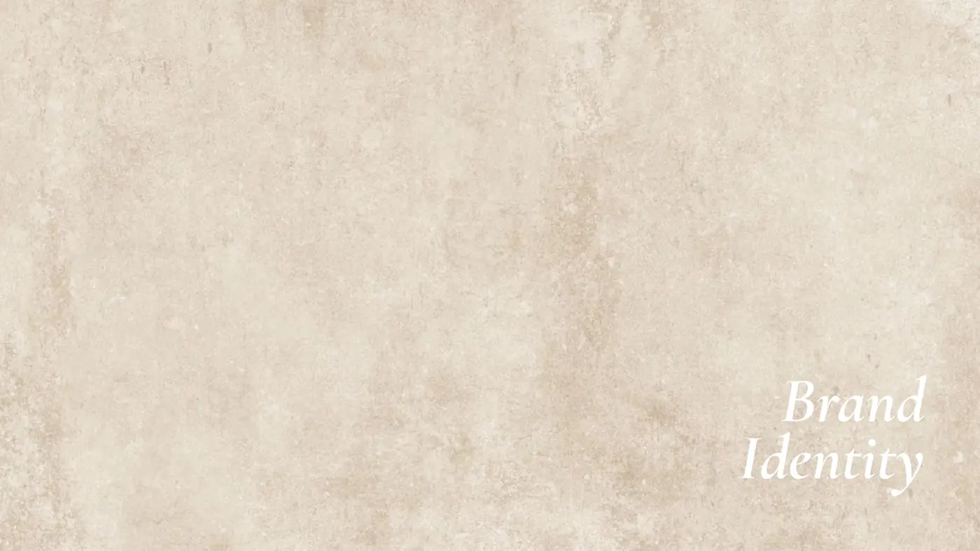 A stone textured ground from the brand extension book