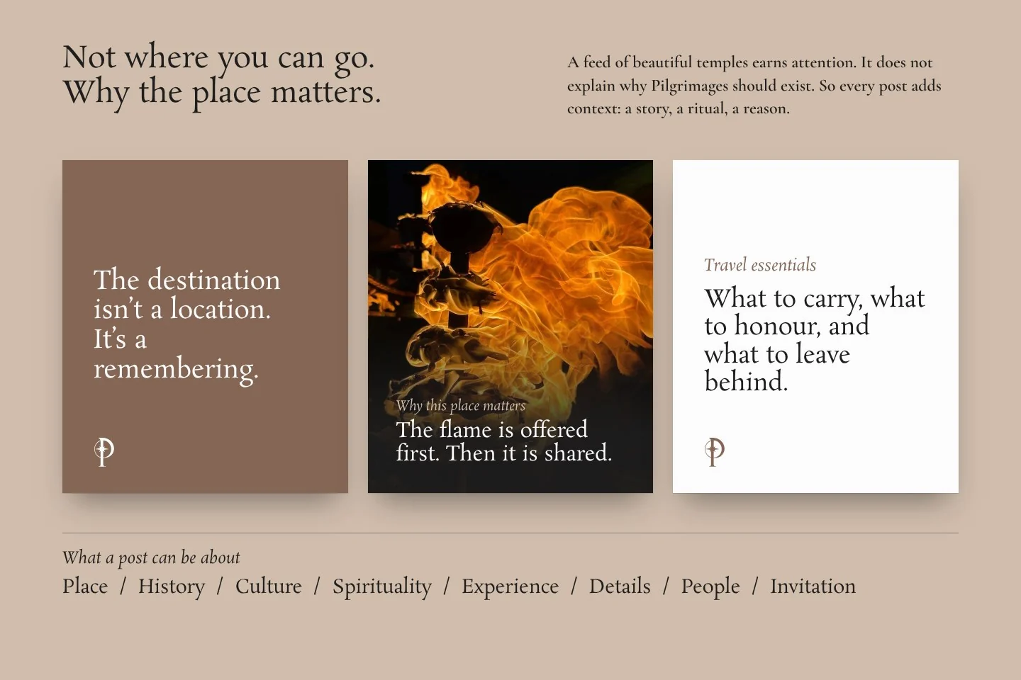 Social: a page of the brand book